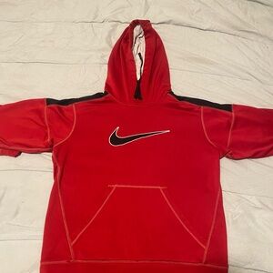 Nike Therma-Fit Red and Black Hoodie